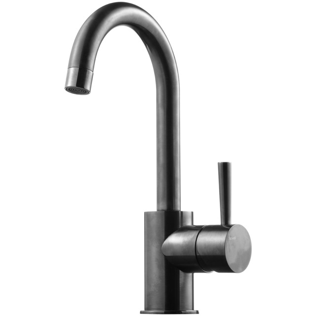 tvättställsblandare evo078 brushed black chrome | beijerbygg byggmaterial